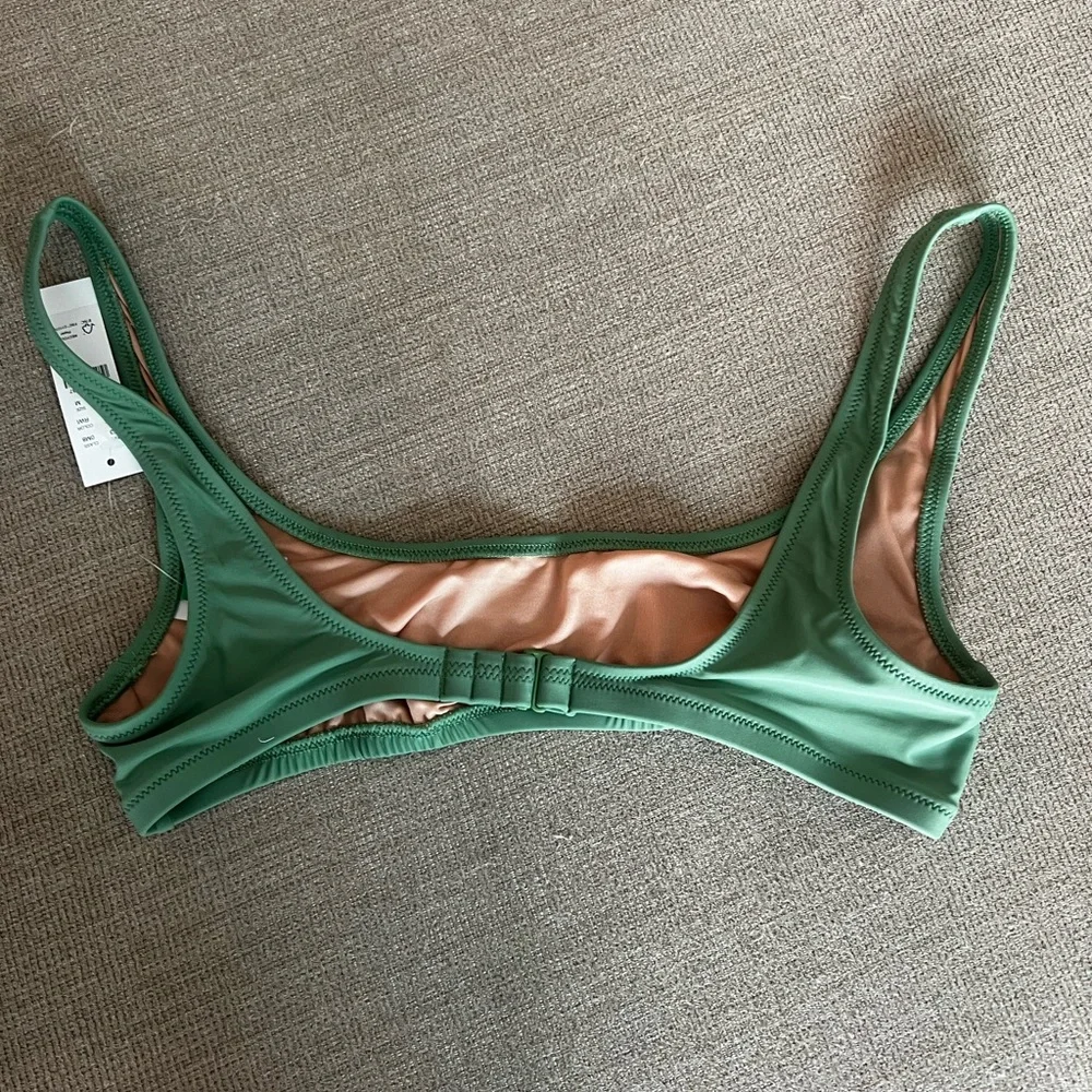 J Crew Heritage scoopneck bikini top Size M NWT